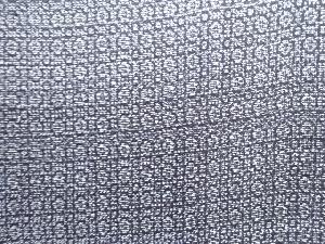 アンティーク　抽象模様織り出し本場正藍泥染大島紬着物